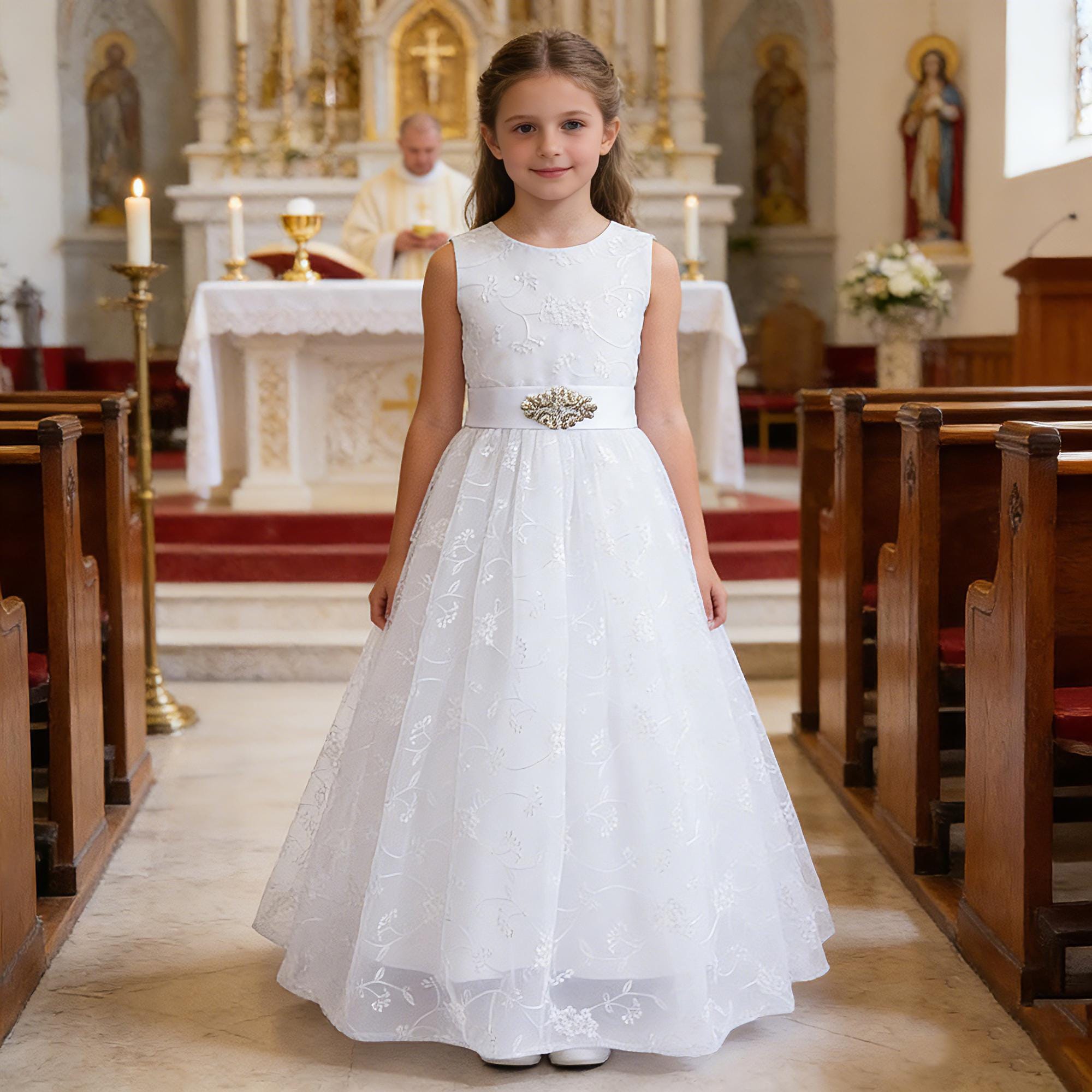 corset wedding dress with lace sleeves Ladivine WN307 Off-Shoulder Tulle Ball Gown Wedding Dress Online – Fast Shipping USA & Canada