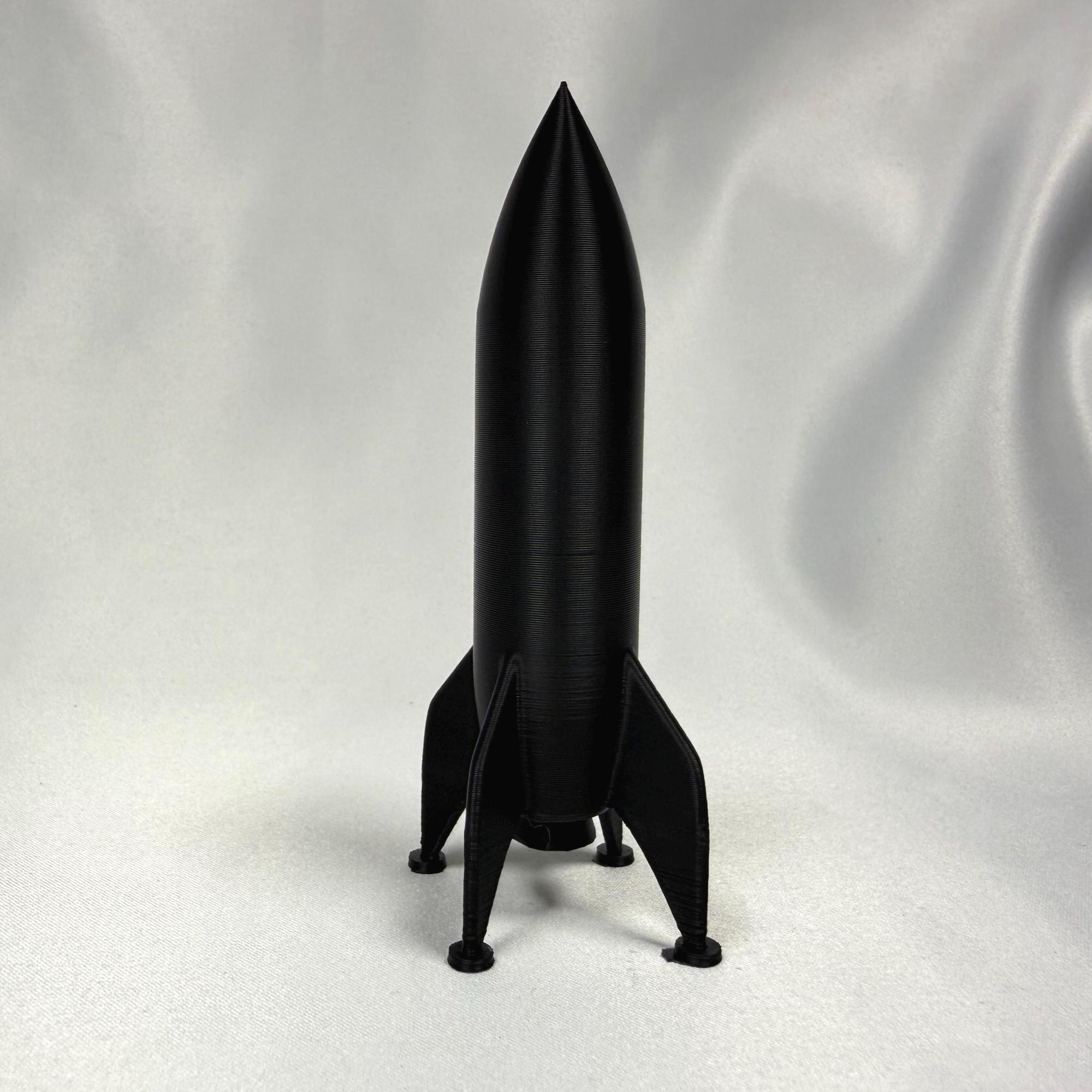 Retro Rocket Sculpture - Etsy