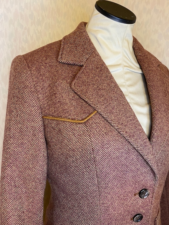 Mauve Western style All era Vintage suit by Adler