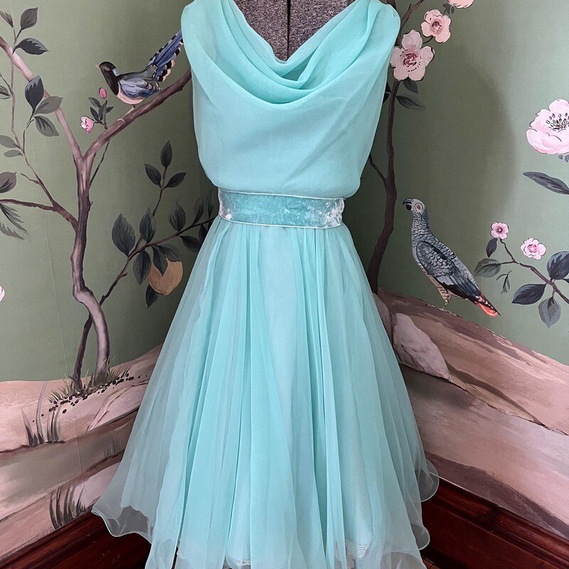 1960s Aqua Dress - Etsy