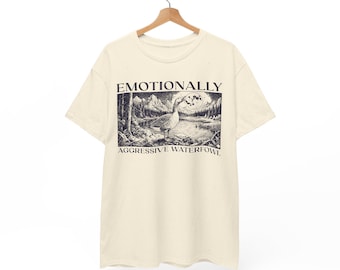 Funny Goose Shirt | Vintage Goose Illustration | 90s Goose Graphic | Goose Meme