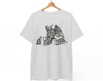 Funny Mothman T-Shirt | Dark Cat Tee
