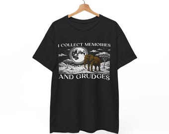 Vintage Elephant Graphic T-Shirt | Vintage Nature Shirt | Animal Lover Gift