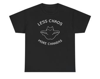 Meditating Cat Shirt | Funny Cat Yoga Tshirt | Gift for Yoga | Cute Yoga Shirt | Animal Yoga Tee