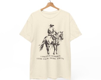 Horse Riding Shirt | Western Horse Rider Shirt | Vintage 90s Western Graphic Tee | Retro Cowboy Rodeo Shirt