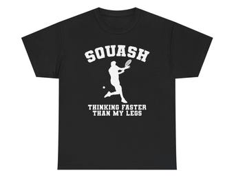 Funny Squash Shirt | Squash tee | Squash Player Gift | Squash Dad Tshirt | Minimalist Squash Tee