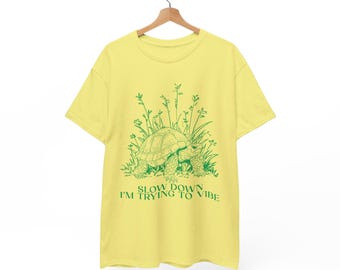 Turtle Shirt | Nature Illustration | Vintage Turtle Tee | Turtle Vintage 90s Graphic T-Shirt