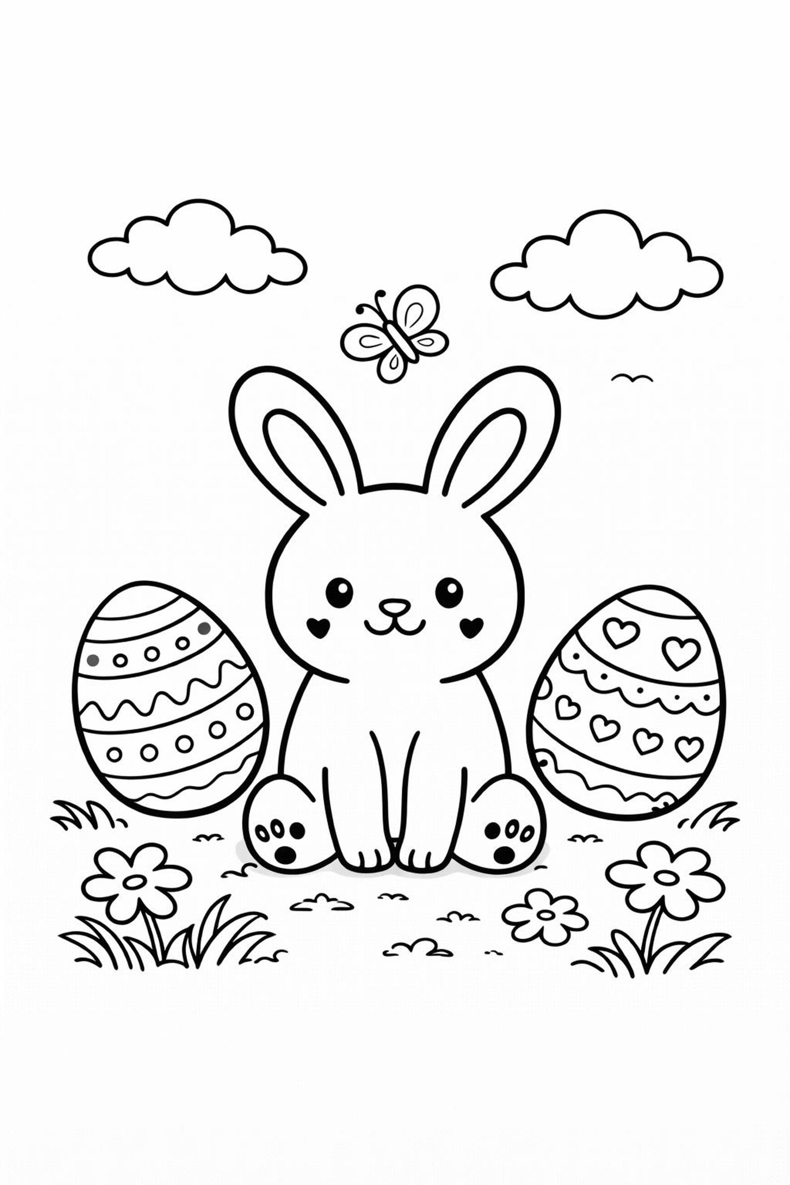 Easter Colouring Pages for Kids | Printable Easter Activity Pack | Cute ...