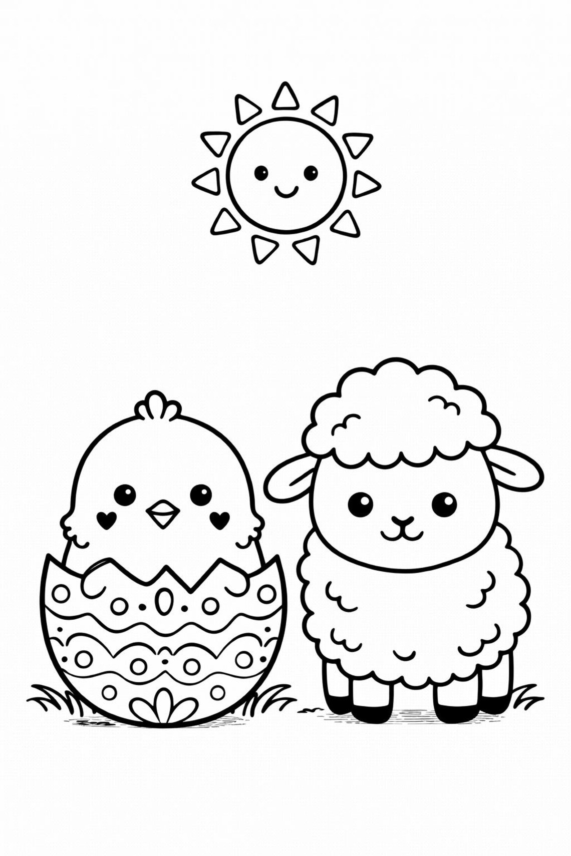 Easter Colouring Pages for Kids | Printable Easter Activity Pack | Cute ...