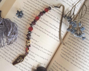 Metal Hook Bookmark, Bookmarks, Gothic Book Accessories,