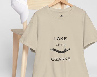 Camiseta gráfica unisex del Lago de los Ozarks, regalo para navegantes, regalo para la casa del lago