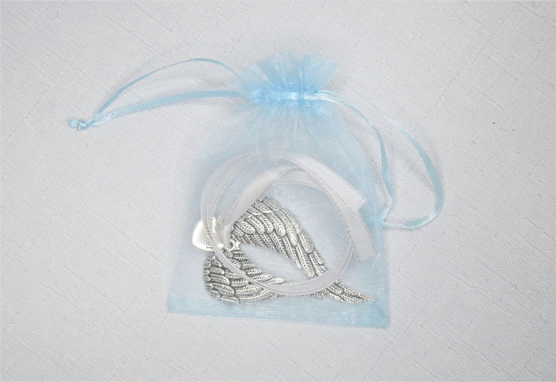 Sympathy gift wife Memorial ornament spouse Loss of husband gift Angel Wings Husband
