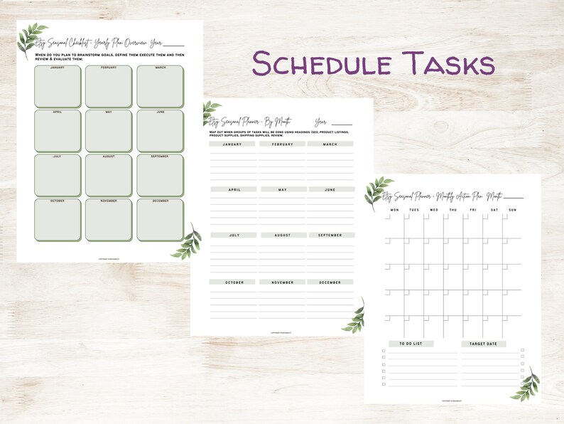 Etsy Listing Checklist Etsy Listing Template Etsy Printable Etsy