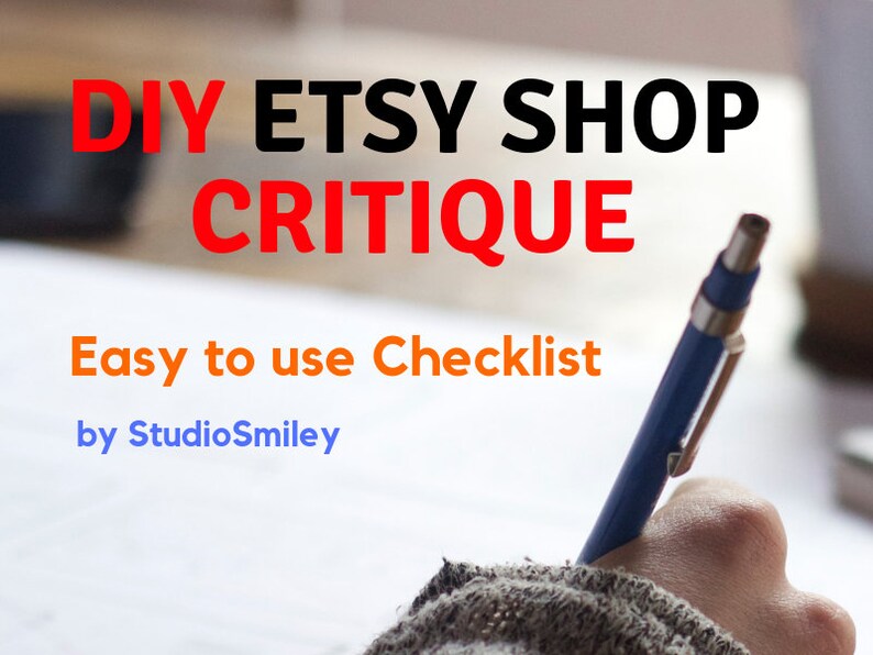 Etsy Shop Review Template Worksheet Improve Sales Orders DIY Etsy