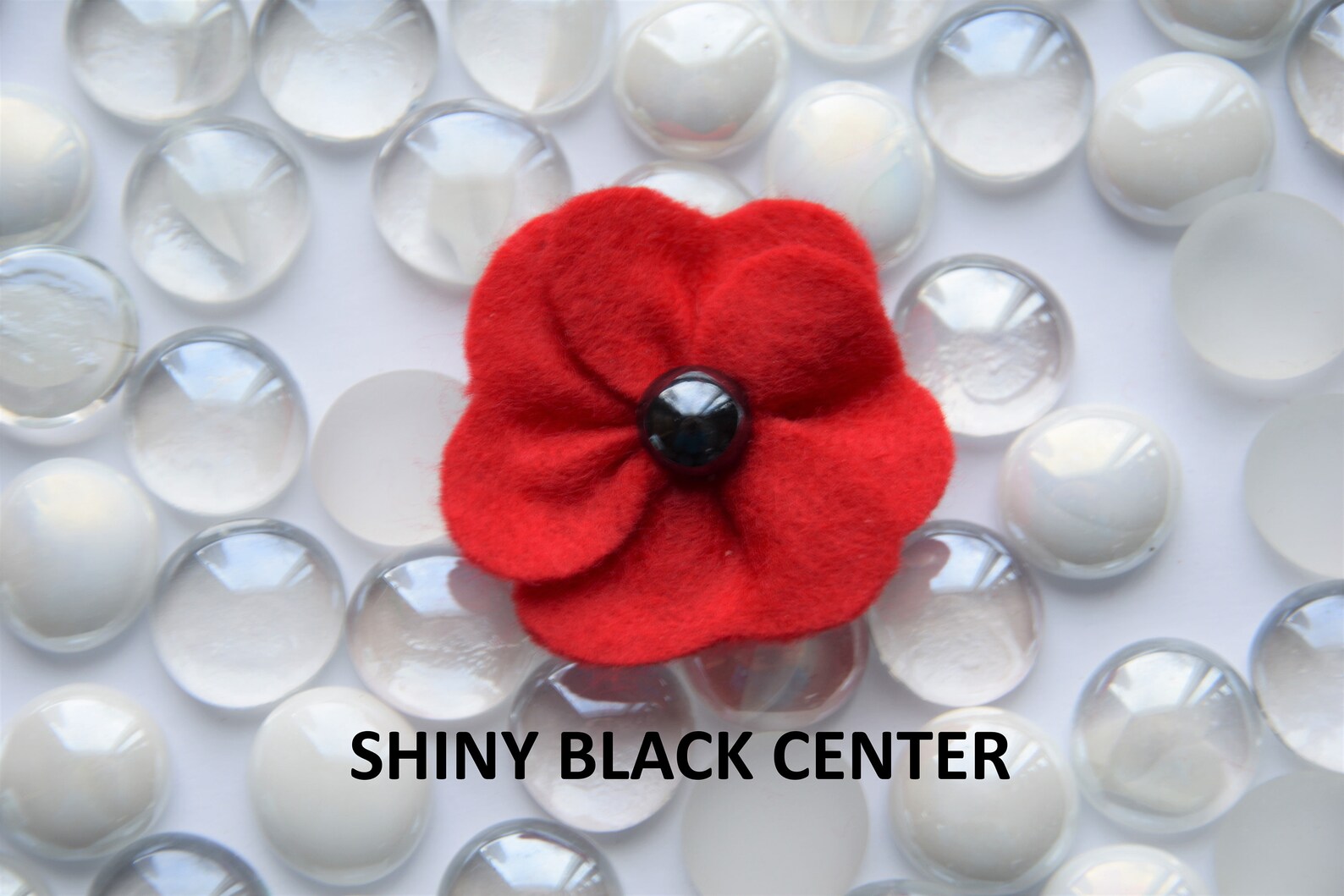 Poppy pin Poppy brooch Red poppy lapel pin Felt poppy Etsy