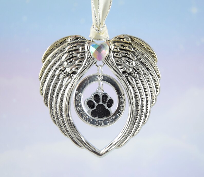 Dog angel ornament Dog memorial ornament gift Lost dog Etsy
