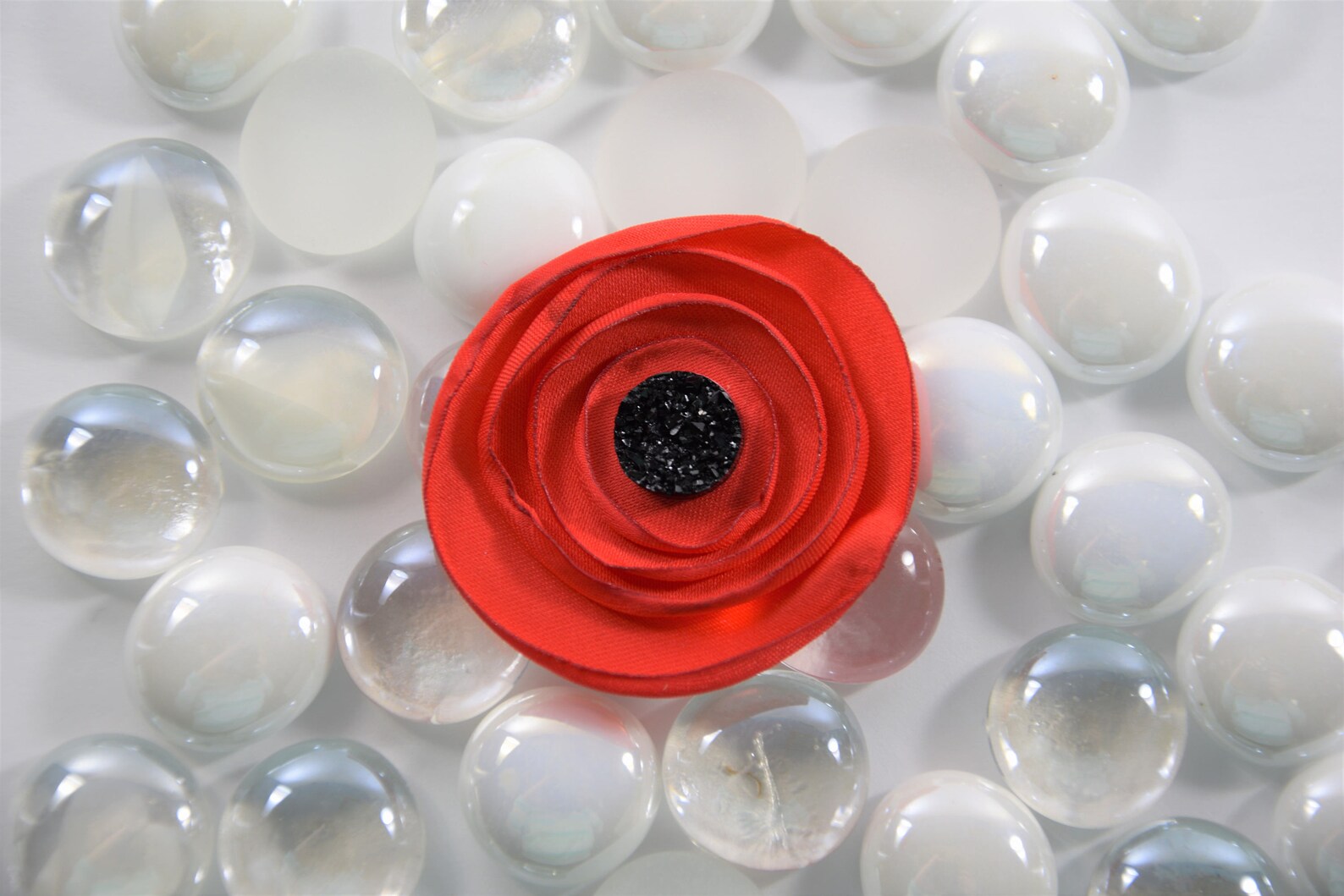 Satin Poppy Pins Red Poppy Pin Poppy Brooch Poppy Lapel Etsy