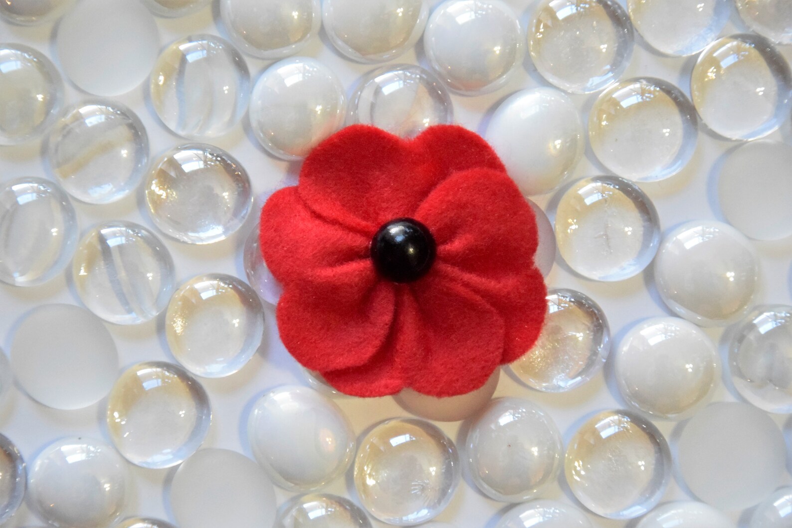 Red Poppy Pin Poppy Lapel Pin Felt Poppy Pin Poppy Brooch Etsy