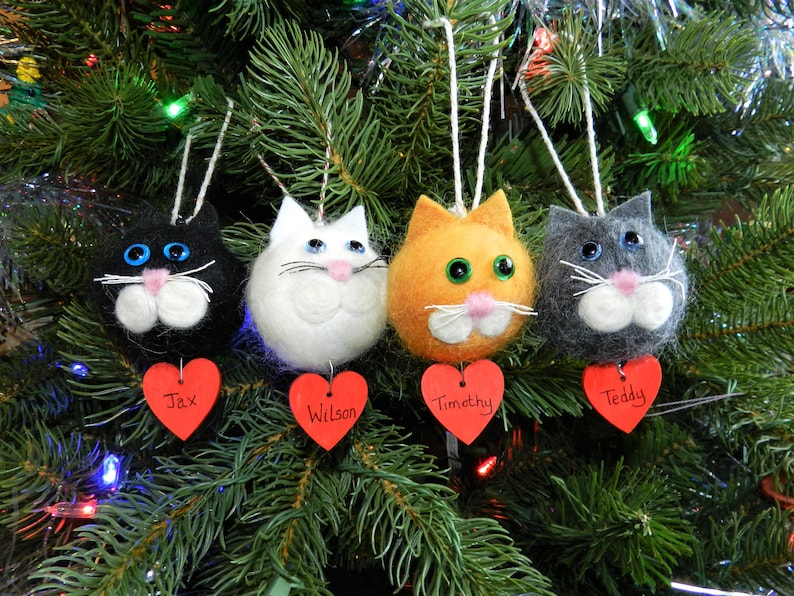 Custom pet ornament Custom cat ornament Cat ornament Etsy