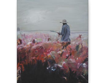 The Woman In The Field - Open Edition Canvas Print