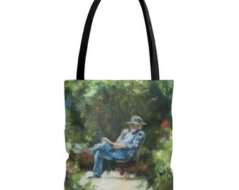 The Man In The Garden - Tote Bag