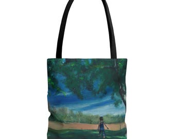The Boy In The Field  - Tote Bag