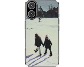 The Sisters In The Snow - Phone Case