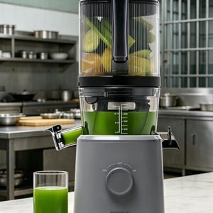 Nama J2 Cold Press Juicer | Black Nama J2 Juicer | Hands-Free Slow Masticating Juicer for Whole Fruits & Veggies