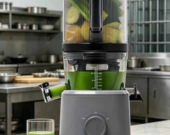 Nama J2 Cold Press Juicer | Black Nama J2 Juicer | Hands-Free Slow Masticating Juicer for Whole Fruits & Veggies