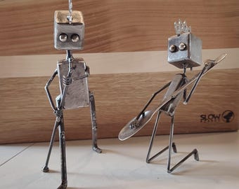 Steel rockers. Craftsmanship. Metal art