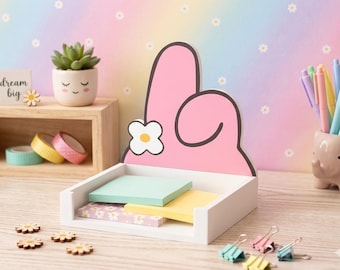 Meldy Sticky Note Holder Desk Organizer