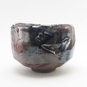 Shino Chawan Matcha Tea Bowl, Natural Ash Glazed Yunomi