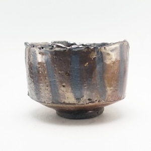 Shino Chawan Matcha Tea Bowl, Natural Ash Glazed Yunomi