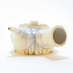 Rutile Stoneware Teapot, Small Teapot with Side Handle