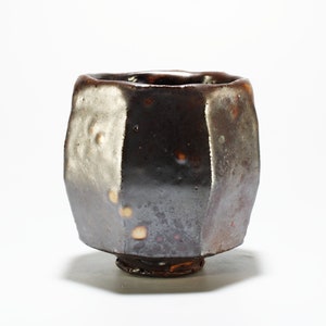 Woodfired Shino Yunomi, Kurinuki Tea Cup
