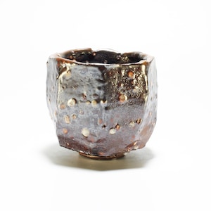 Woodfired Shino Yunomi, Kurinuki Tea Cup