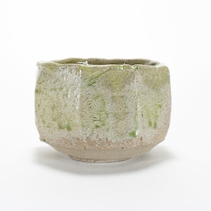 Raw Grey Stoneware Chawan, Kurinuki Matcha Tea Bowl