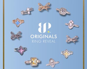 Original OG Ring Bomb Fizz: Surprise Reveal Rhodium, Rose Gold, Hematite, Gold