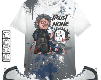 Flint Grey 9s - Trust No One Scary Shirt, Hoodie, Sweatshirt, Bomber, Best Gift