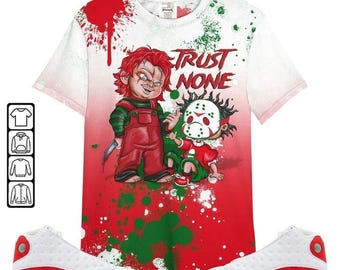 Chicago 13s - Não confie em ninguém - Camiseta assustadora, moletom com capuz, blusa de moletom, jaqueta bomber, melhor presente