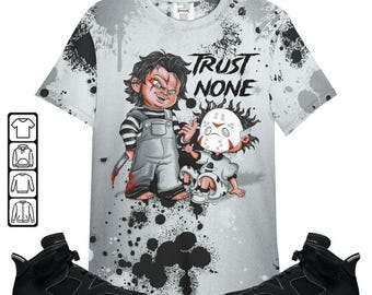 Cap And Gown 6s - Trust No One Scary Shirt, Hoodie, Sweatshirt, Bomber, Best Gift