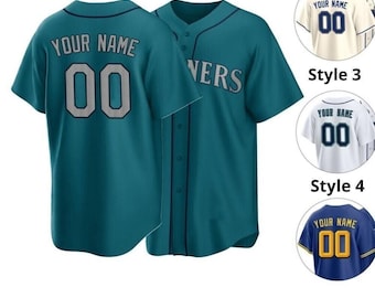 Setaball Baseball Jersey, benutzerdefinierte Baseball Jersey für Fans, Baseball Jersey Printed Passen Sie Ihren Namen und Ihre Nummer an