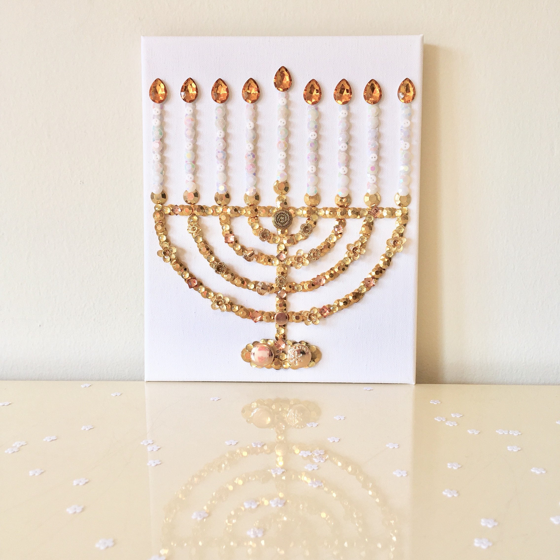 Visual Arts Craft Supplies & Tools Dyeing & Batik Menorah Button etna