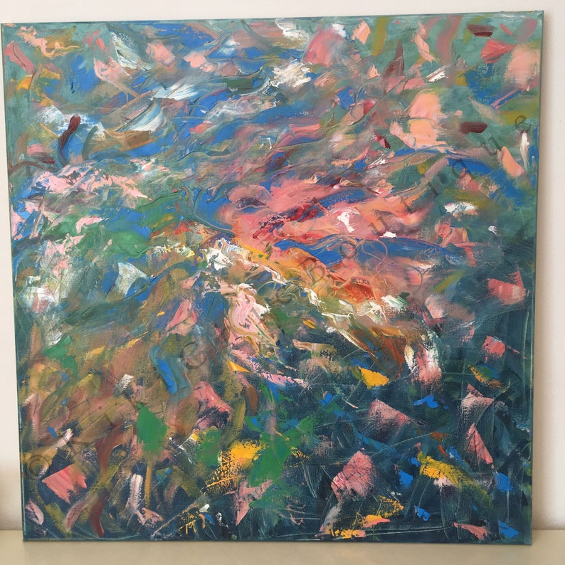 Flying Colors Oil Painting Abstract Art Paint Palette Image 0