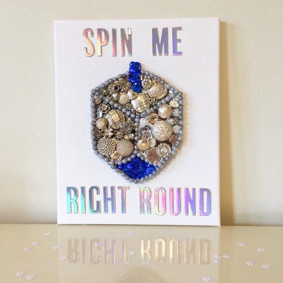 Dradel Button Art Wall Art Home Decor Holiday Decorations Etsy