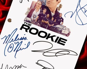 THE, ROOKIE, Signed Script, Autographed, Screenplay Reprint, Unique, Birthday Gift, Movie Lovers Gifts, The Q-Word, BOOT, Memorabilia