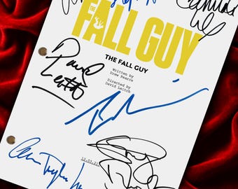 THE, FALL, GUY Signed Movie Script, Screenplay, Ryan Gosling, Emily Blunt, Autograph, Unique, Birthday Gift, Movie Props, Printed Replicas