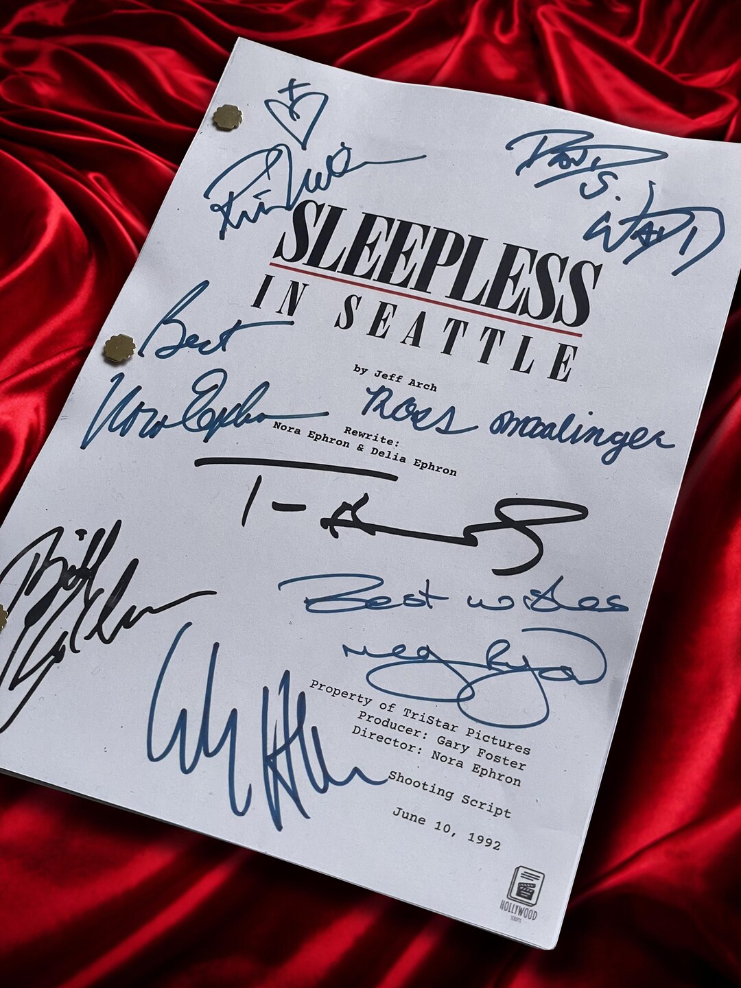 Sleepless, in Seattle, Movie Script, Screenplay, Birthday Gift, Movie ...