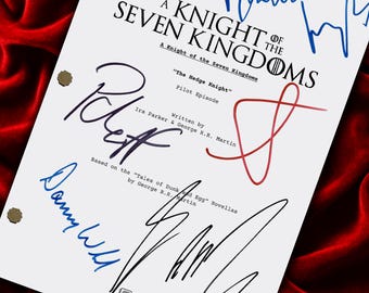 Knight, Seven Kingdoms Signed Pilot Script, Dunk, Egg, Wall Art, Printed Replica, Screenplay, Autographs, Movie Props, THK, AKOTSK, D&E