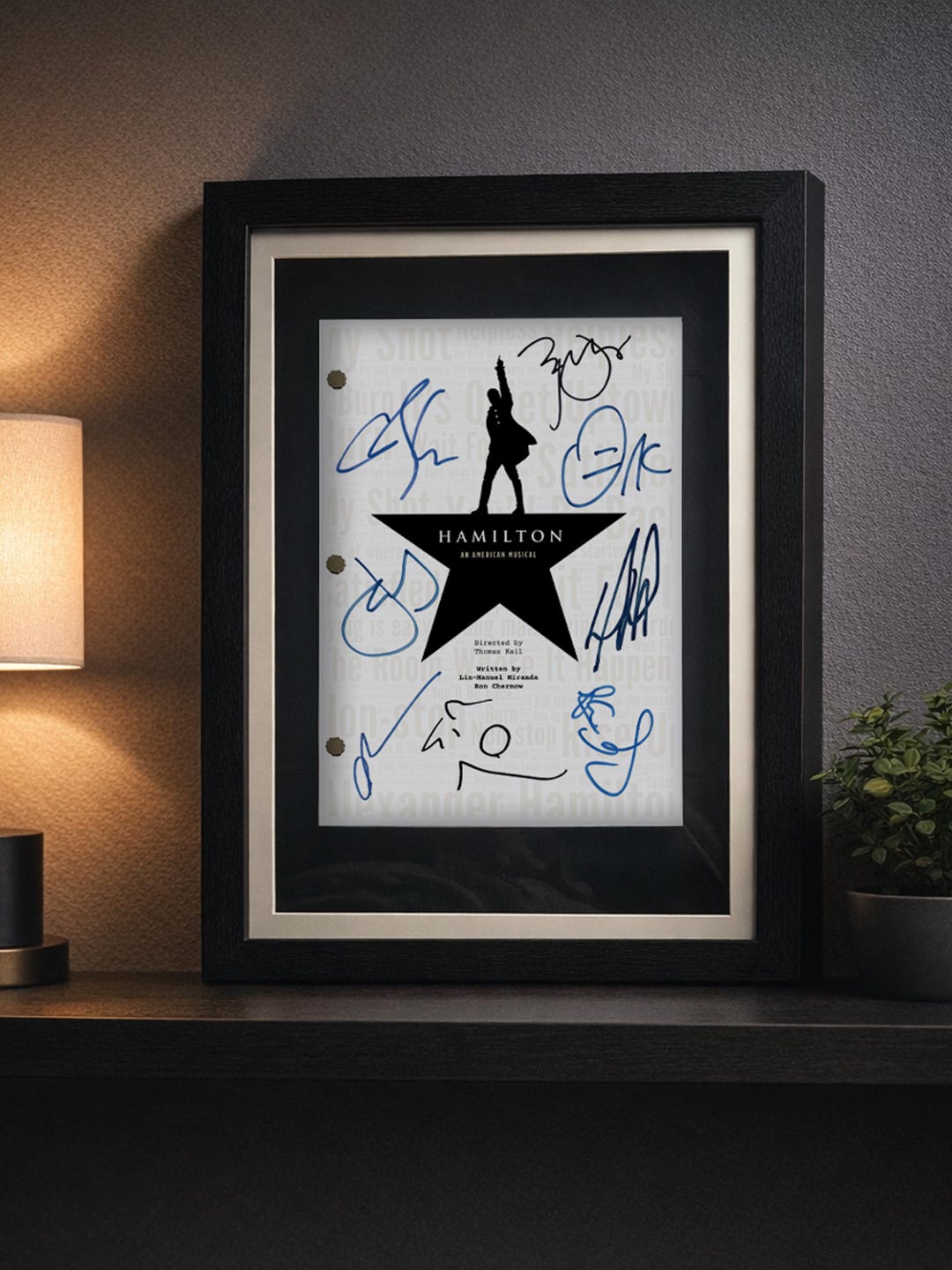Hamilton, Musical, Signed, Movie Script, Birthday Gift, Movie Lovers ...